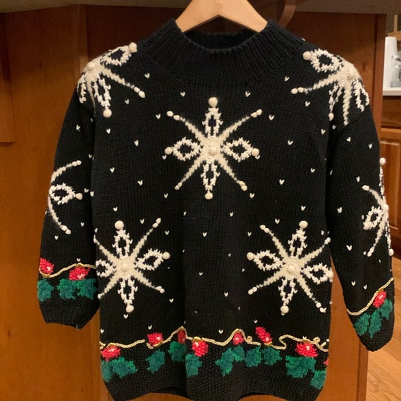 lauren hansen Sweaters - Vintage 80’s Lauren Hansen Hand knit sweater size P